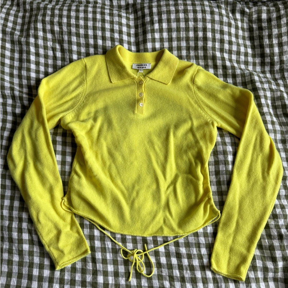 Frankie’s Bikinis Mary Jane Cashmere Polo